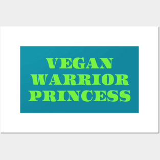 Vegan Warrior Princess Posters and Art